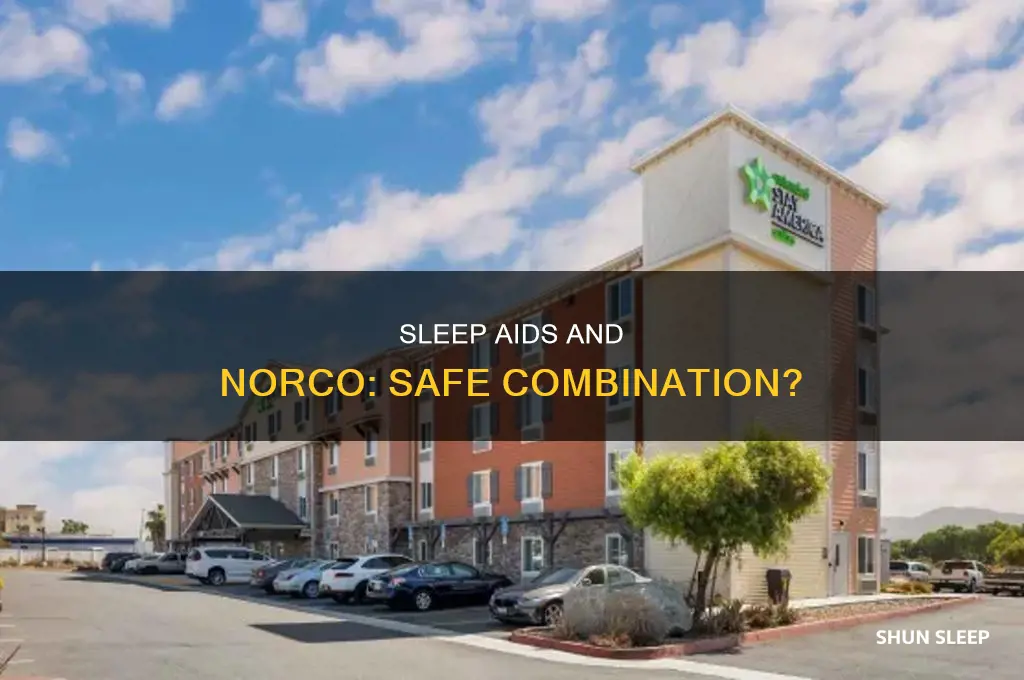 can i take sleep aid with norco 10 325