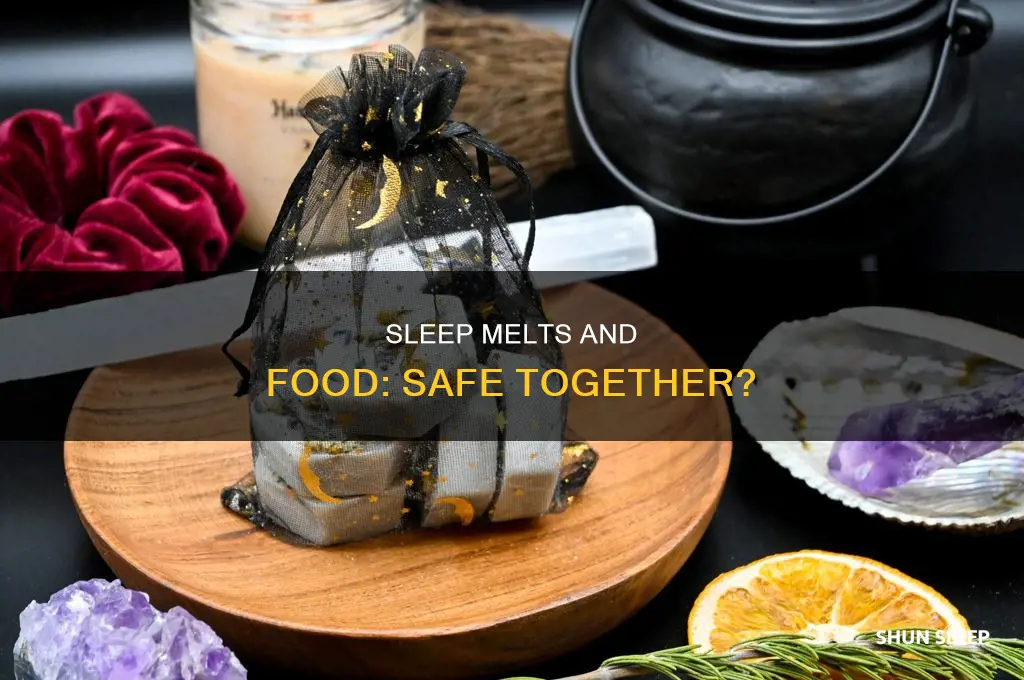 can i take sleep melts with food