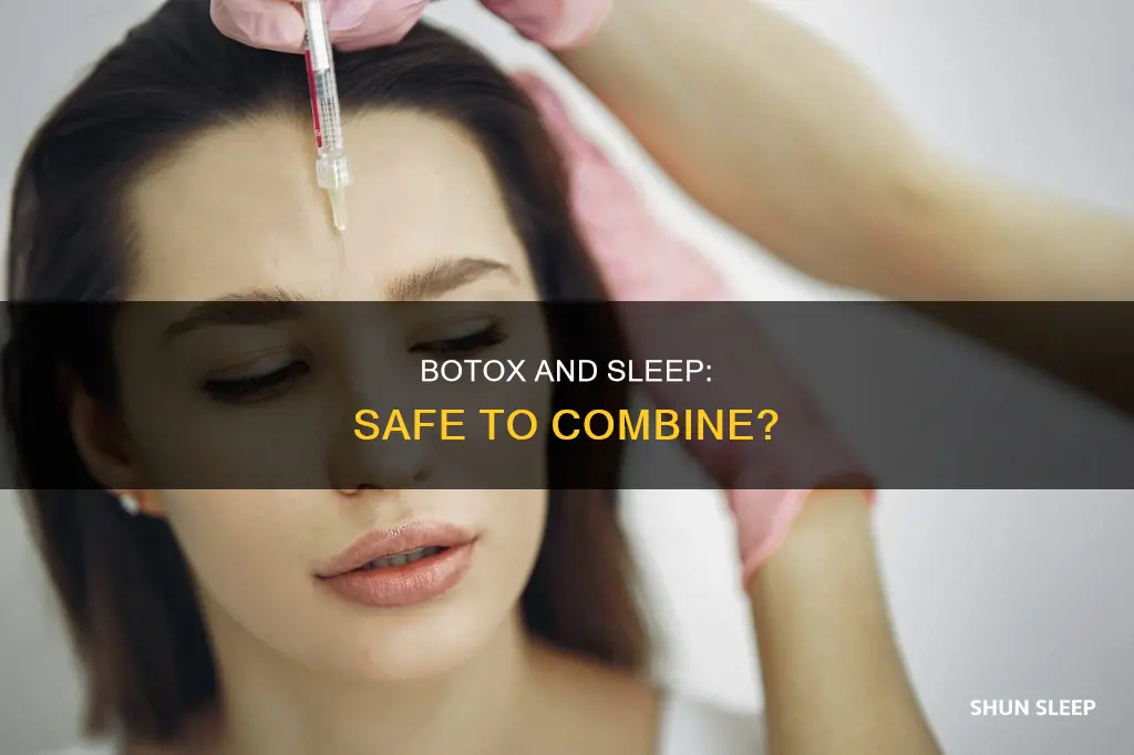 can i take sleeping pill after botox