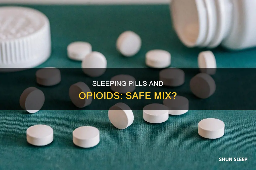 can i take sleeping pill with oxycodene percocet