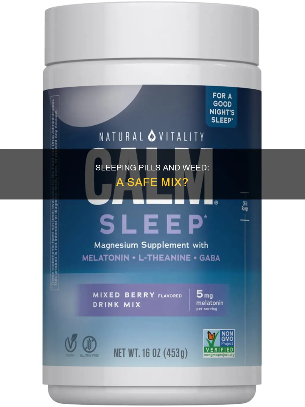 can i take sleeping pills while high
