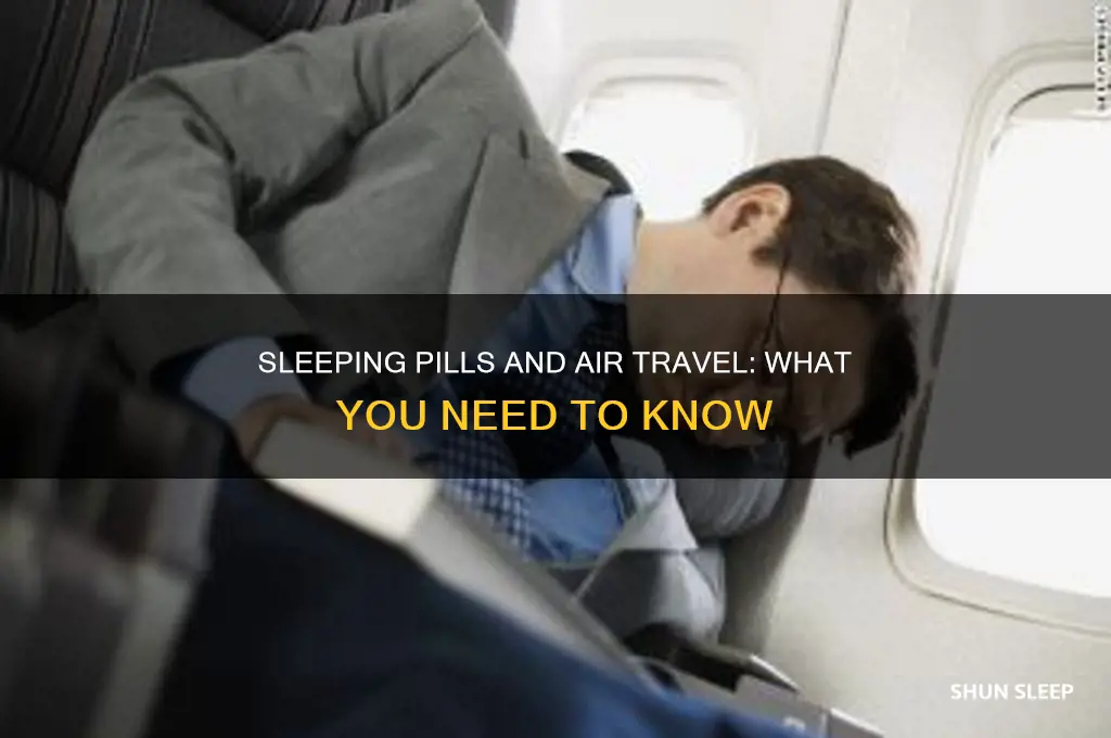 can i take sleeping tablets on a plane
