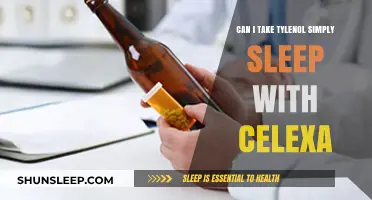 Combining Tylenol Simply Sleep and Celexa: Safe or Not?