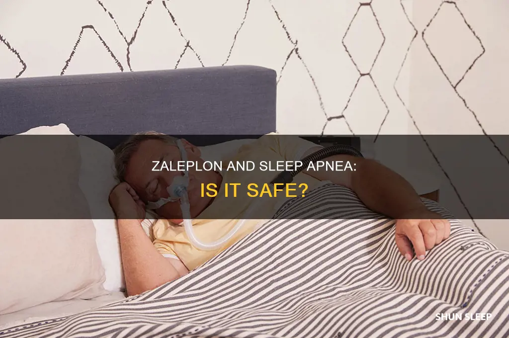 can i take zalpelon if i have sleep apnia