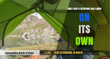 Using Sleeping Bag Liners Independently