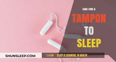 Using Tampons to Sleep: Is it Safe?