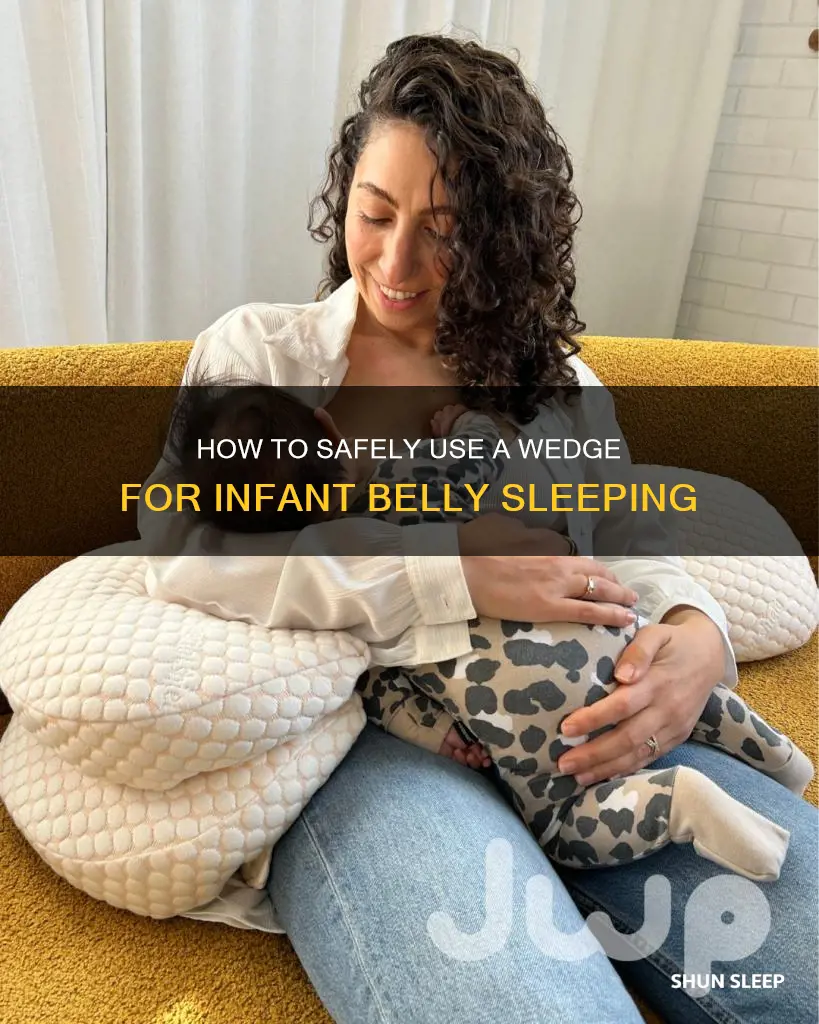 can i use a wedge for infant belly sleeping