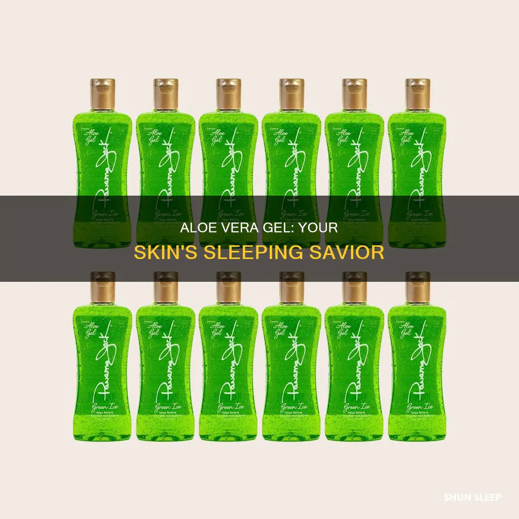 can i use aloe vera gel as sleeping mask