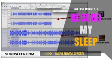 Audacity for Sleep: Record Your Sleep Talk with Audacity
