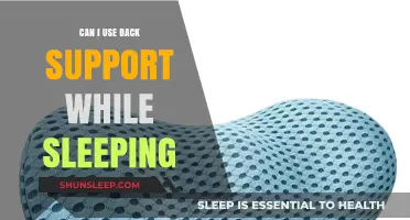 Back Support for Sleep: Good or Bad Idea?