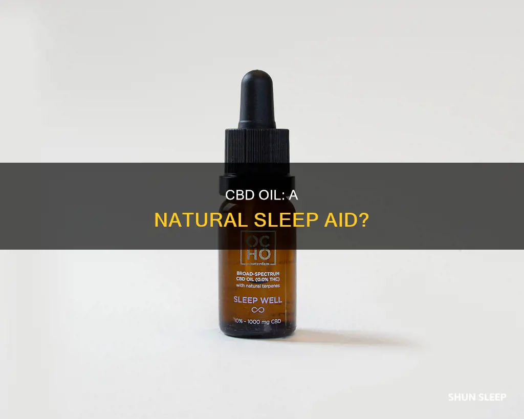 can i use cbc oil to sleep