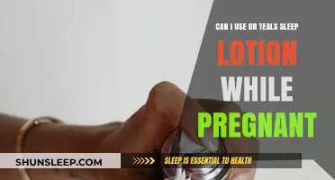 Using Dr. Teal's Sleep Lotion During Pregnancy
