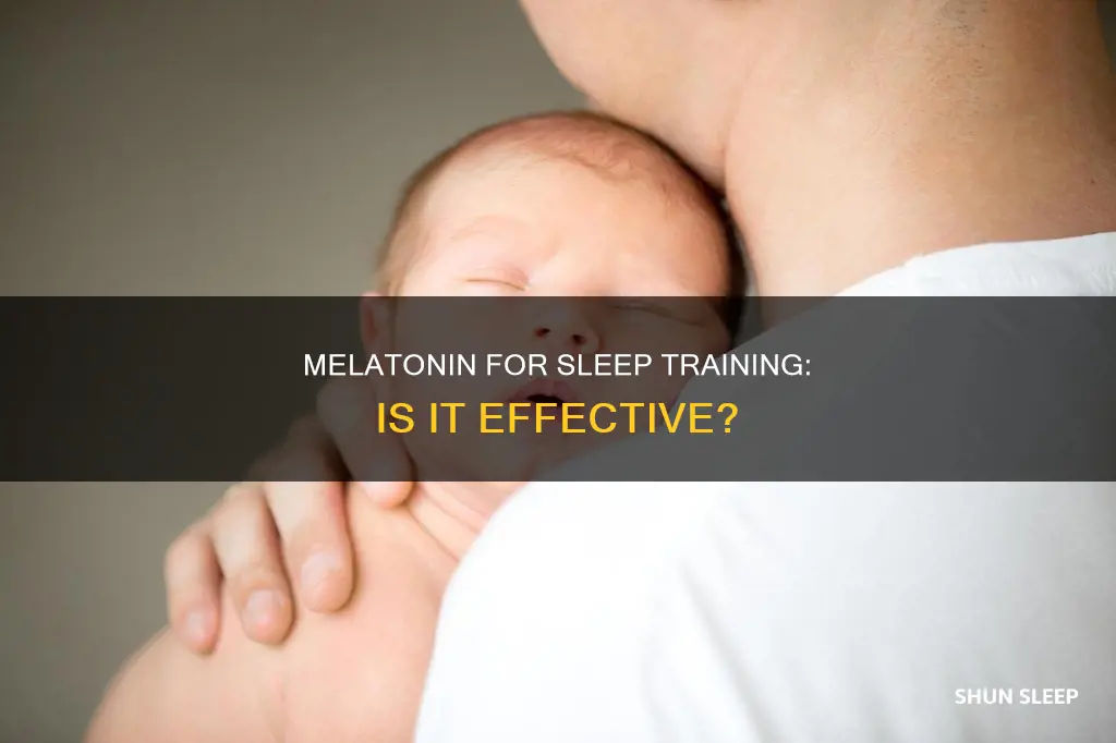 can i use melatonin to train my sleep schedule