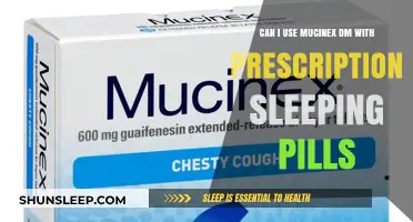 Mucinex DM and Sleeping Pills: Safe Together?