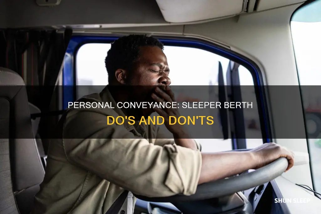 can i use personal conveyance while i