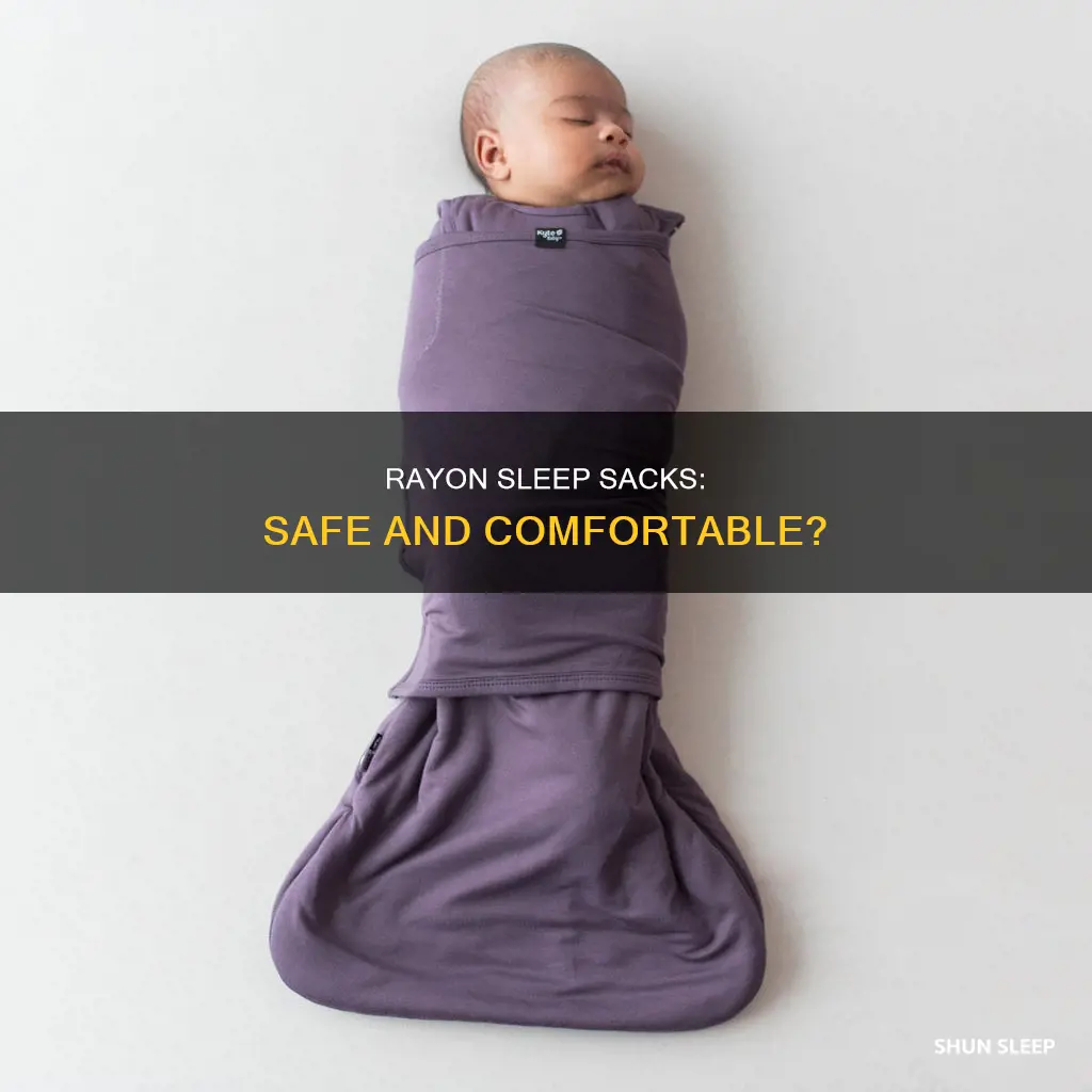 can i use rayon for a sleep sack