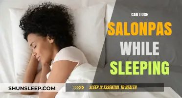 Using Salonpas While Sleeping: Is It Safe?