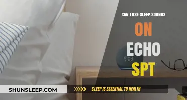 Echo SPT: Sleep Sounds for Better Rest?