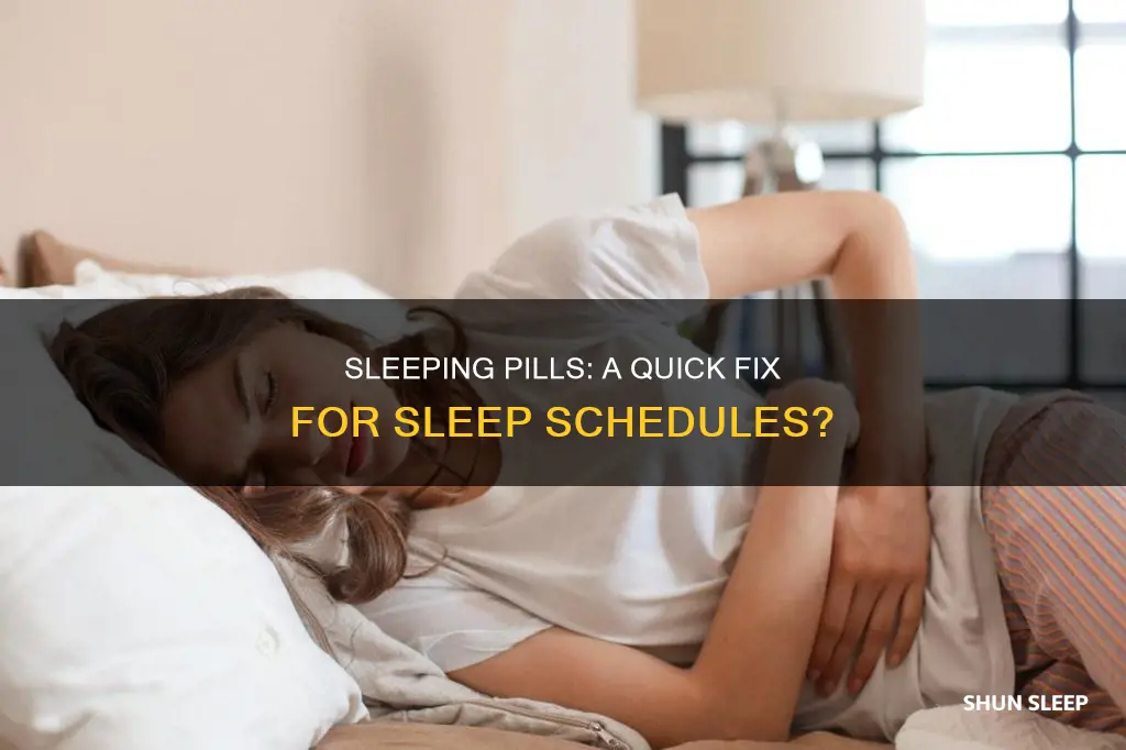 can i use sleeping pills to fix sleep schedule