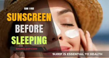 Should You Wear Sunscreen to Bed?