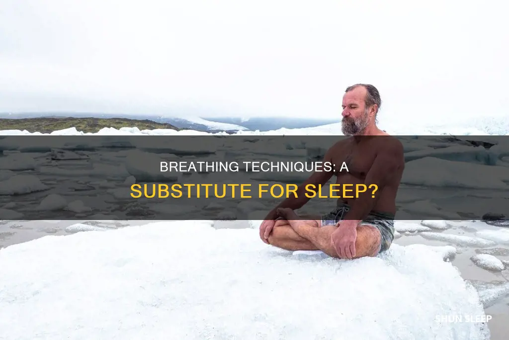 can i use the wimhof to skip sleeping