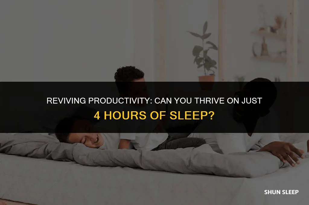 can i wake up after 4 hours of sleep