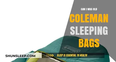 How to Wash Vintage Coleman Sleeping Bags