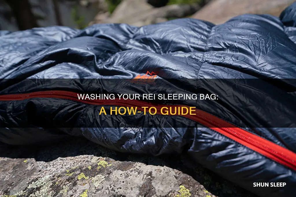 can i wash an rei sleeping bag