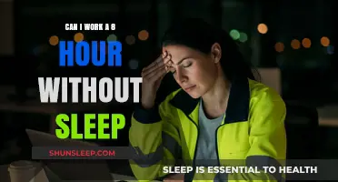 Sleepless Productivity: Is Working an 8-Hour Shift Without Sleep Possible?