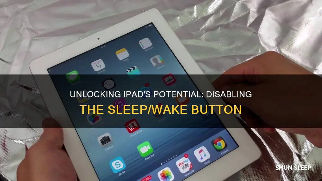 can ipad sleep wake button be disable