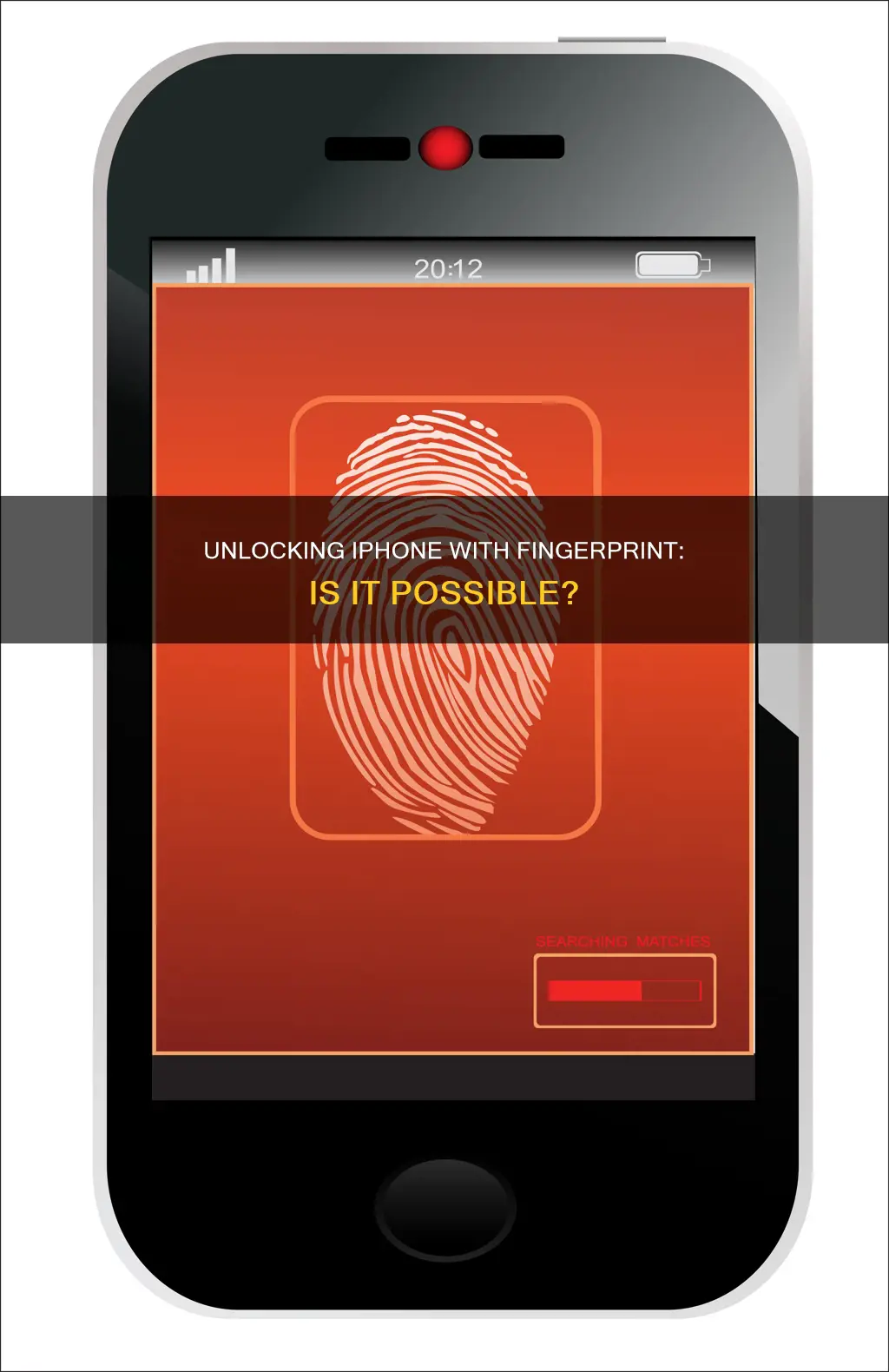 can iphone be woken from sleep using fingerprint