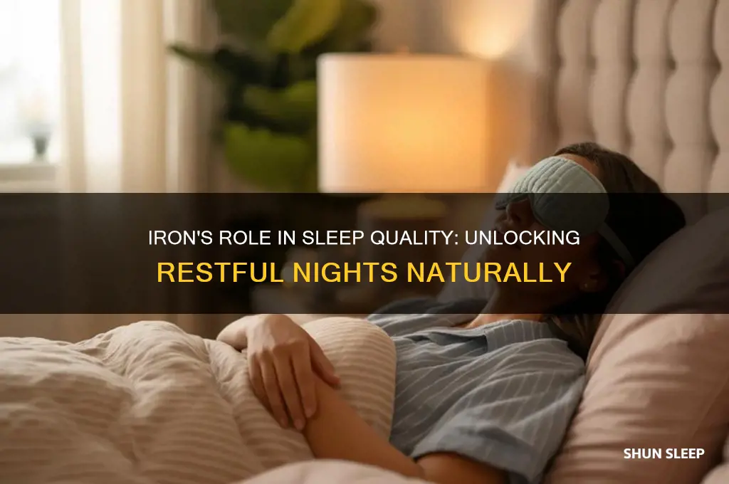 can iron help with sleep