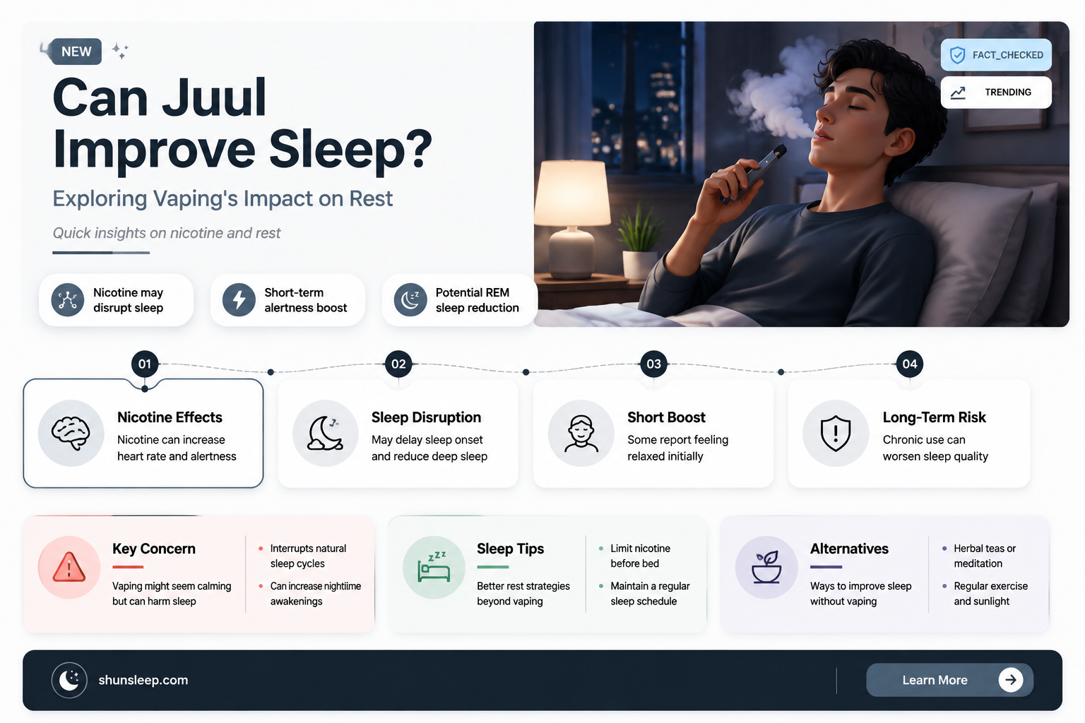 can a juul help yiu sleep
