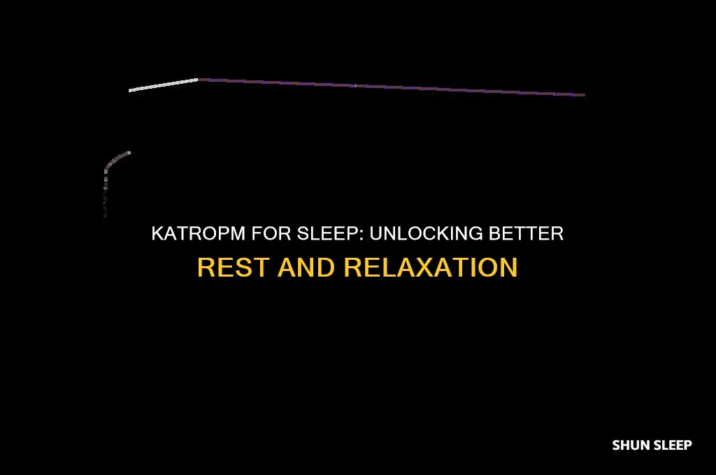 can katropm help you sleep