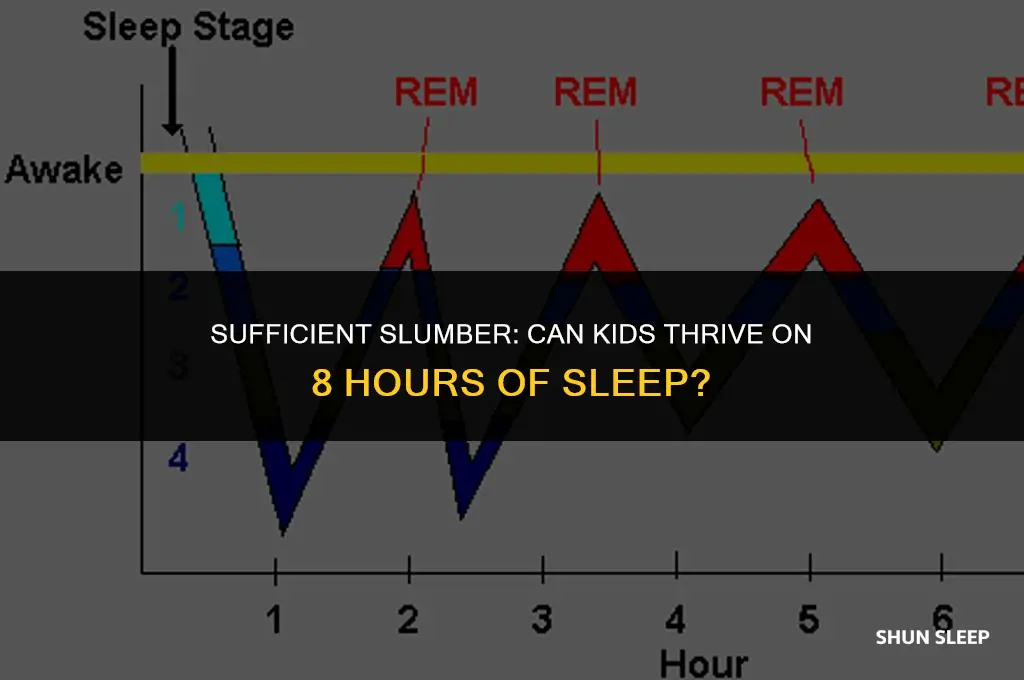 can kids sleep off of 8 hours of sleep