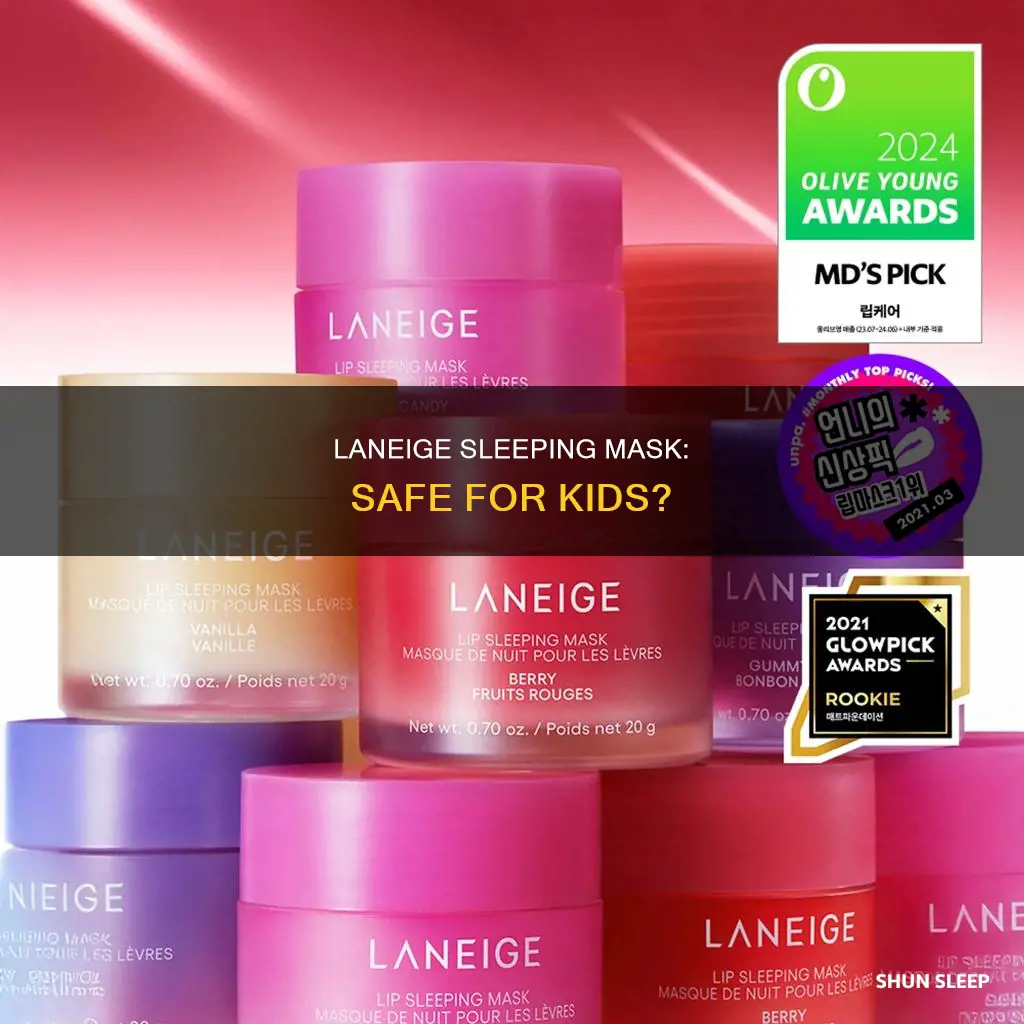 can kids use laneige water sleeping mask
