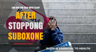 Kratom for Sleep Aid Post-Suboxone: A Natural Alternative?