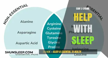 L-Lysine and Sleep: Exploring Its Potential Benefits for Better Rest