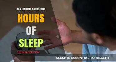 Exploring the Link: Lexapro and Extended Sleep Duration
