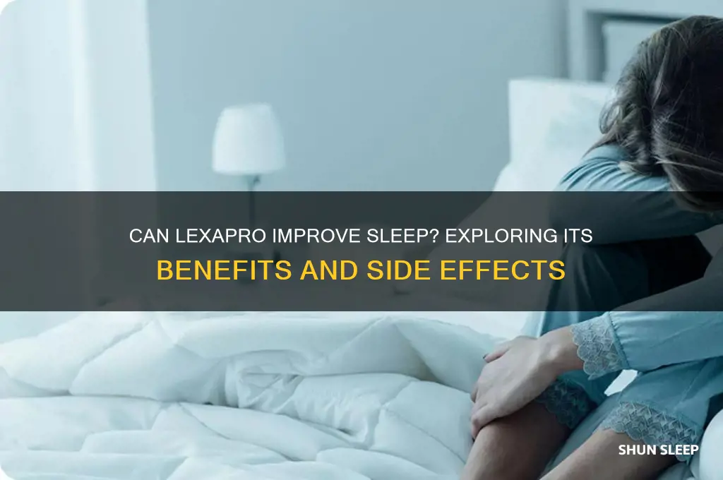 can lexapro help me sleep