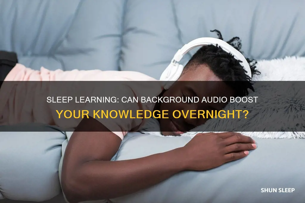 can listening to something while sleeping help you learn it