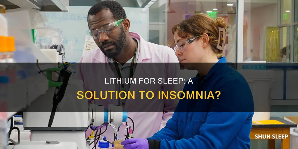 can lithium be used for sleep problems