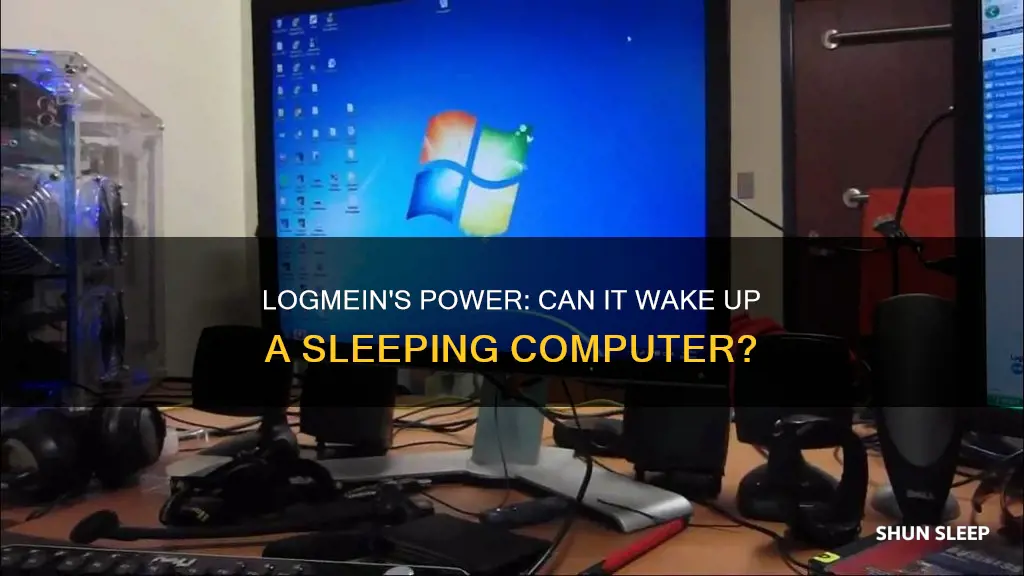 can logmein wake up a sleeping computer