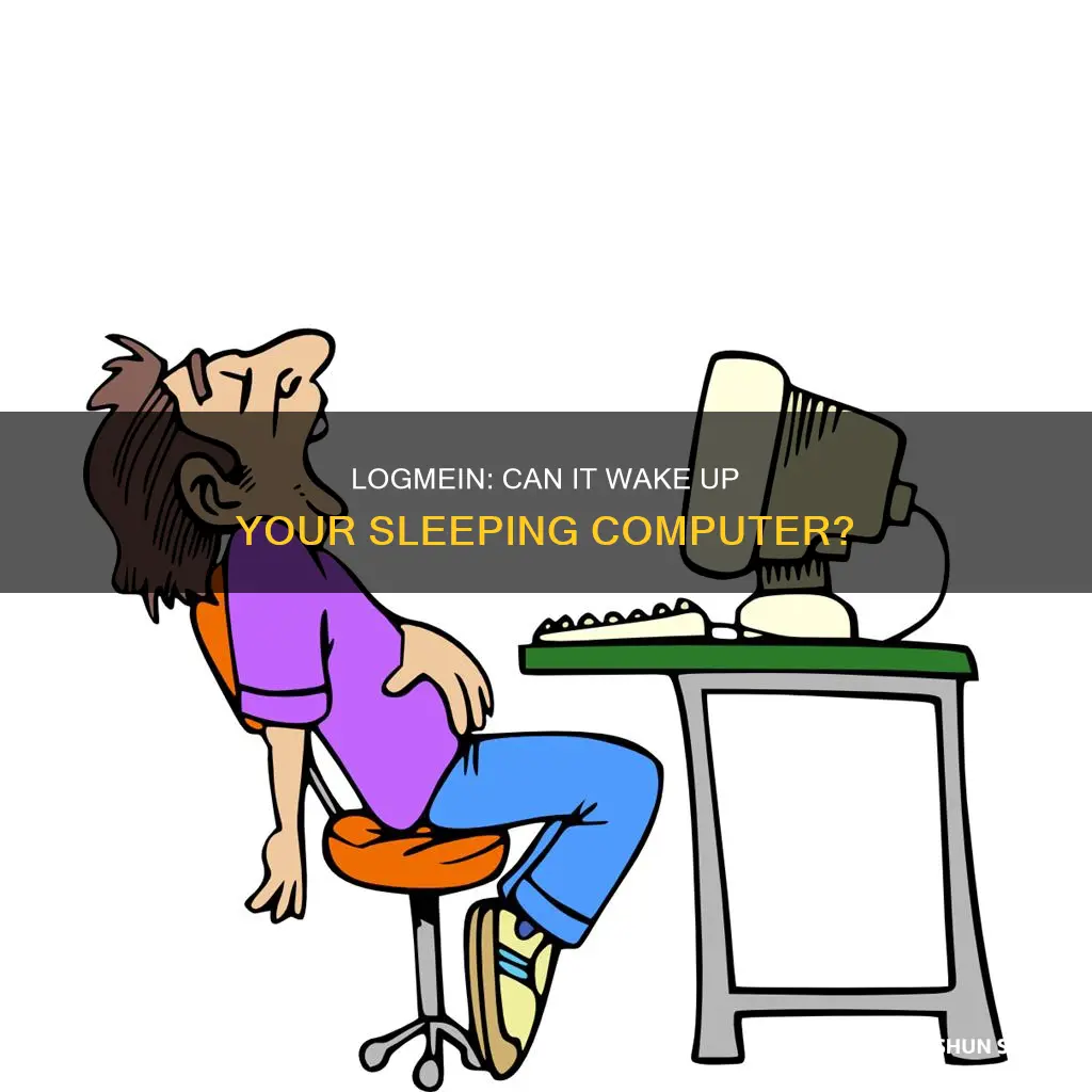 can logmein wake up a sleeping computer