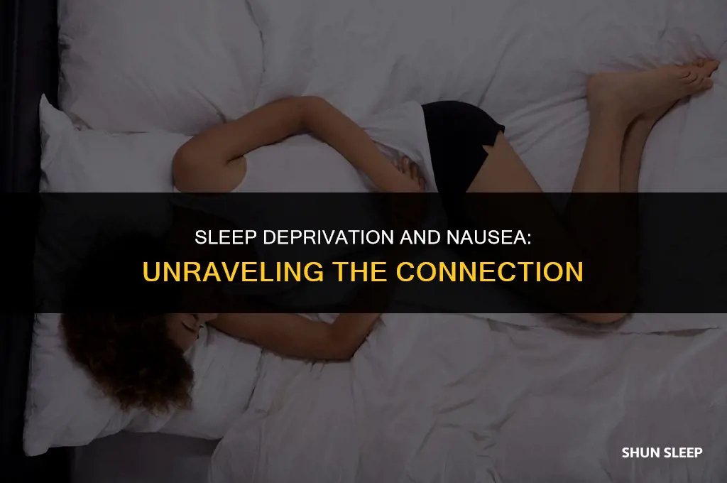 can loss a few hours of sleep cause nausea