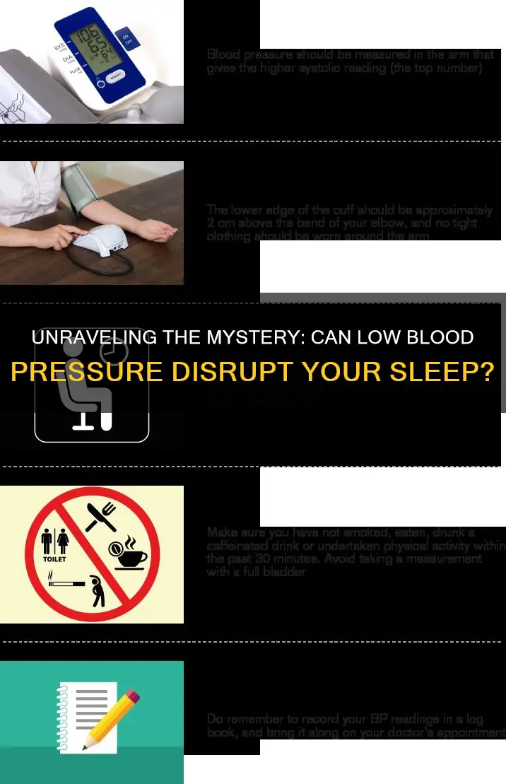 can low blood pressure wake you up while sleeping