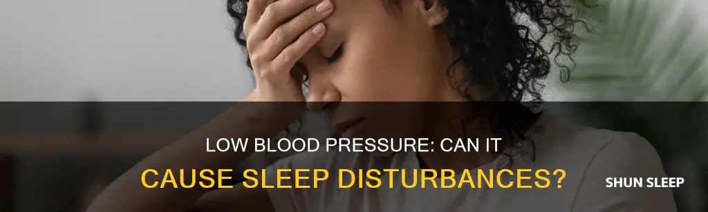 can low blood pressure wake you up while sleeping