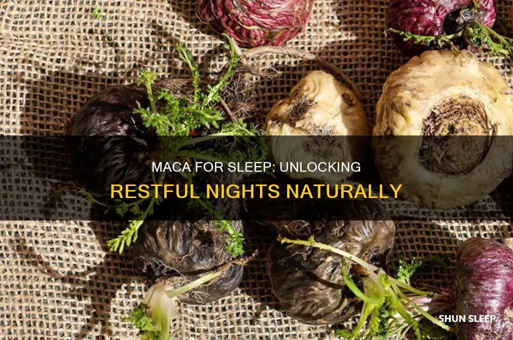 can maca help you sleep