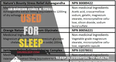 Magnesium Stearate: Topical Sleep Aid or Myth?