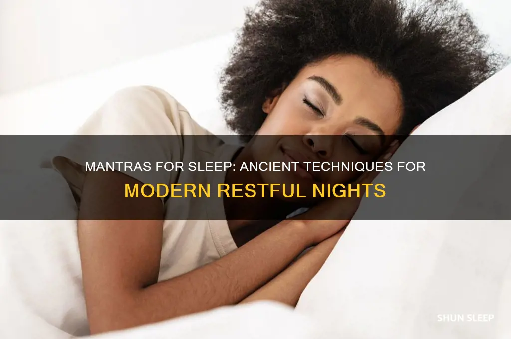 can mantras help you sleep